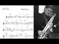 Dexter Gordon's tenor sax solo TRANSCRIPTION on 'Star Eyes' (Bb)
