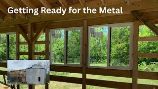 Framing Grain Bin House | Part 4 of 4 | Getting ready for the metal EP22
