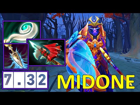 SILENCER SMG.MIDONE WITH EUL SCEPTER OF DIVINITY AND HURRICANE PIKE | DOTA 2 7.32