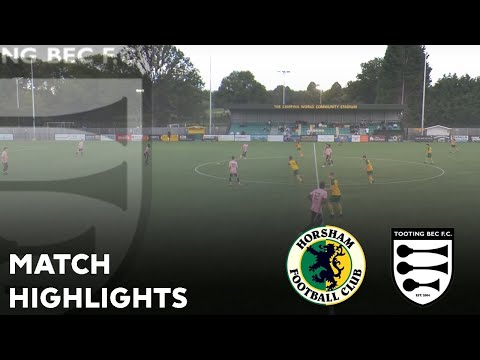Match Highlights: Horsham U18 v Tooting Bec U18