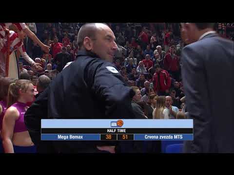 ABA Liga 2017/18 highlights, Round 13: Mega Bemax - Crvena zvezda mts (25.12.2017)