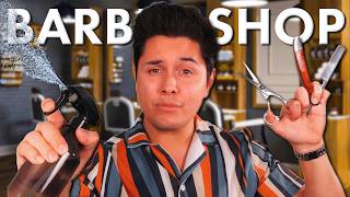 Looksmaxxing Haircut &amp; Shave Appointment | ASMR Barbershop Roleplay