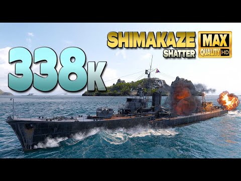 Destroyer Shimakaze holds the line - World of Warships