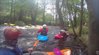 preview picture of video 'Potteries Paddlers, River Washburn 21-9-14'