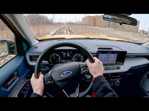 2022 Ford Maverick Hybrid XLT - POV Test Drive (Binaural Audio)