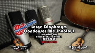 Video thumbnail for Large Diaphragm Condenser Mic Shootout: Sennheiser MK 4, Audio-Technica AT4033, AKG C 4000 B by sillennium