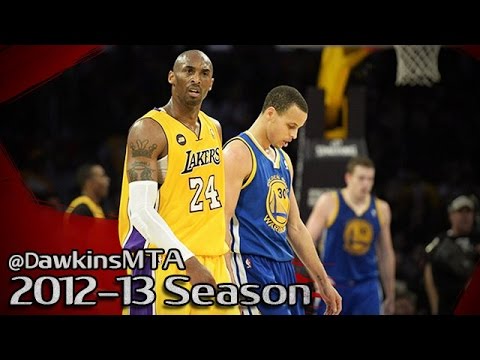 Stephen Curry vs Kobe Bryant NASTY Duel 2013.04.12 - AMAZING 81 Pts Combined!