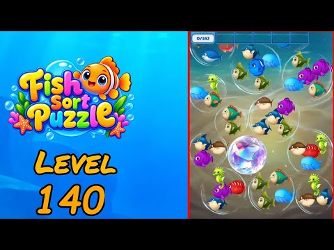Fish Sort Puzzle Level 140 Walkthrough thumbnail