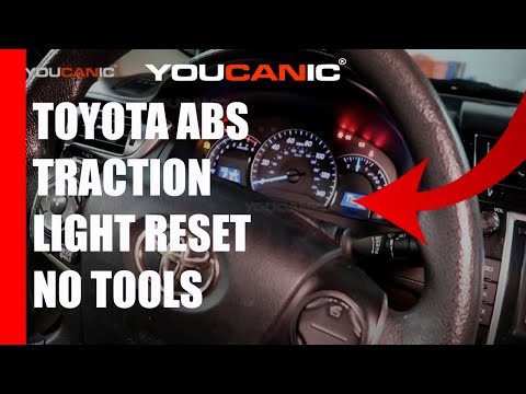 Toyota ABS and Traction Light Reset using No Tools