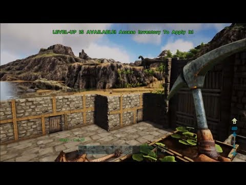 Episode 29: Building the Floating Fortress Dinosaur Pen - Ark: Ragnarok Survival Guide