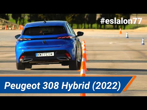 Slalon Peugeot 308 Hybrid (2022) – #eslalon77 (#slalom77) | km77.com