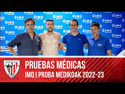 Imagen de portada del video Reconocimiento médico | IMQ | Athletic Club 2022-23