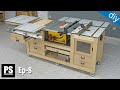 DIY Mobile Workbench with Table Saw & Router Table / Showcase - Ep 8