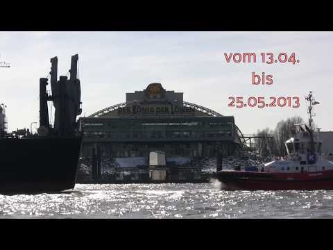 Port Art - Ausstellungsaufbau auf der MS Cap San Diego - Hamburg 2013 (Christian Ansen)