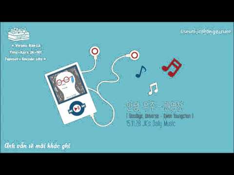 [Vietsub+Kara] 151128 JK's Daily Music on Twitter  - Goodbye, Universe (Youngchan Kwon)