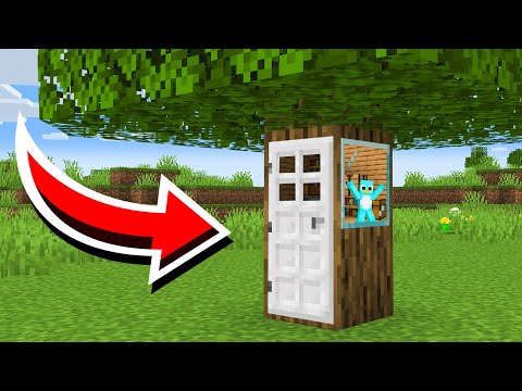 How to Live Inside a Tree in Minecraft