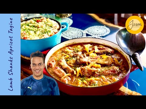 J A S O N’s Lamb Shanks Apricot Tagine |Chick Pea & Bell Pepper Cous Cous |Gourmet Cooking Made Easy