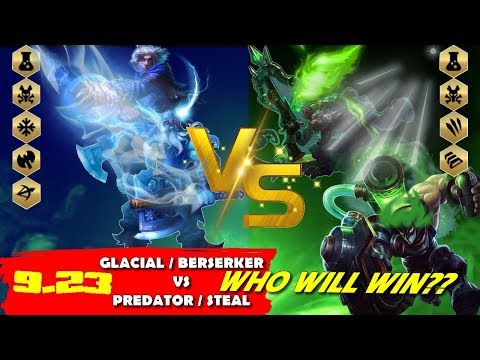 9.23 THE POISON TEST !! THE STEEL PREDATOR OR GLACIAL RANGER BERSERKER !! WHO WILL WIN ??