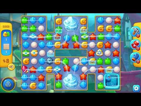 [FISHDOM Walkthrough] Level 5868 Hard (Qua màn - Fishdom)