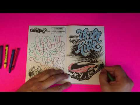 Hot Wheels Fun Kit Coloring Book Day 1
