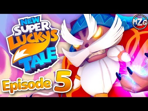 New Super Lucky's Tale Gameplay Walkthrough Part 5 - World 5 Hauntingham!