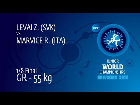 1/8 GR - 55 kg: R. MARVICE (ITA) df. Z. LEVAI (SVK), 1-1
