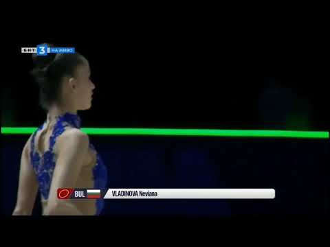 Neviana Vladinova Hoop AA European RG Championships Baku 2019