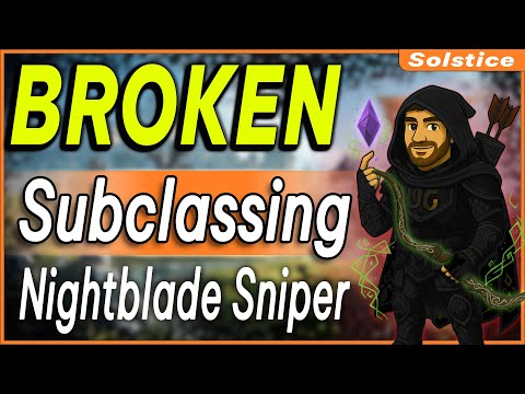 🏹🏹 THIS NEEDS NERFING!!🏹🏹 ESO PVP Sniper Build - ESO Subclassing Nightblade PvP build - Solstice