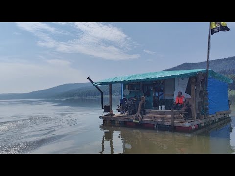 Сплав на плоту по Томи 2025. Часть первая. Отправляемся в путь. Строим плот. Первые приключения!