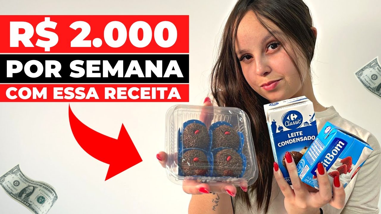 ESSA RECEITA ME FAZ LUCRAR MAIS DE 8MIL POR MÊS - (BRIGADEIRO)