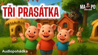 TŘI PRASÁTKA 🐷🐺🏠 Audio pohádka pro děti
