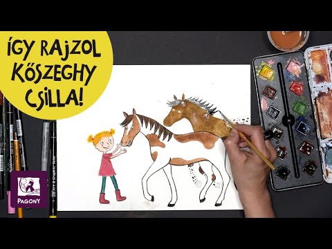 Így rajzol Kőszeghy Csilla!