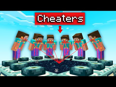 J'ai forcé 100 Cheateurs à finir Minecraft...