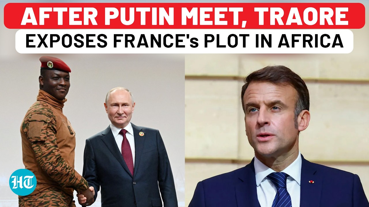 Full Speech: African Leader Traore Exposes France's Secret Plot After Meeting Putin| Burkina Faso