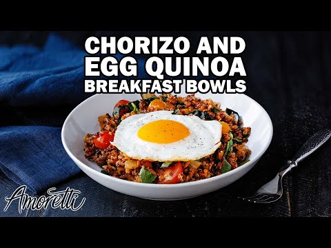 How to Make Chorizo and Egg Quinoa Breakfast Bowls | Easy Breakfast for 2 Recipe