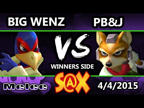 S@X Monthly - Big Wenz (Falco) Vs. SS | PB&J (Fox) SSBM Tournament - Smash Melee