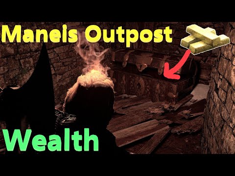 How do you get the treasure Maneis outpost in AC Valhalla?