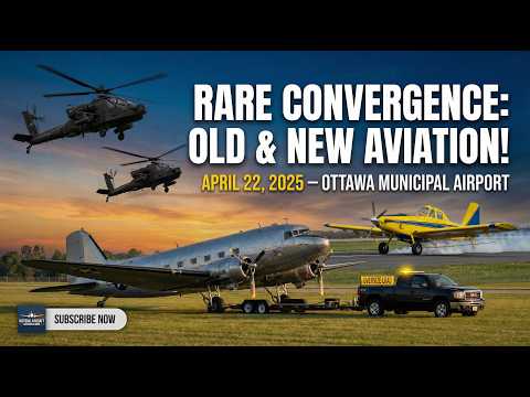 Agricultural Plane, Army Helicopters & Historic Warbird in One Impossible Frame