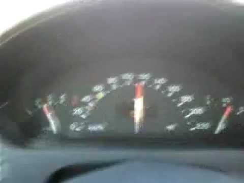 Mercedes-Benz W168 A170cdi Acceleration in Fifth Gear from 1.000rpm - 50km/h to 3.000rpm - 140km/h