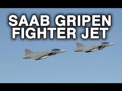 Swedish Air Force Saab JAS 39 Gripen Takeoff, Taxi