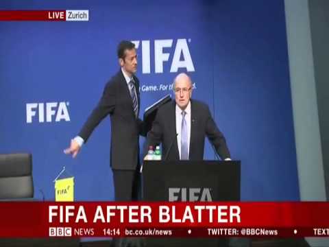 Simon Brodkin vs Joseph Blatter