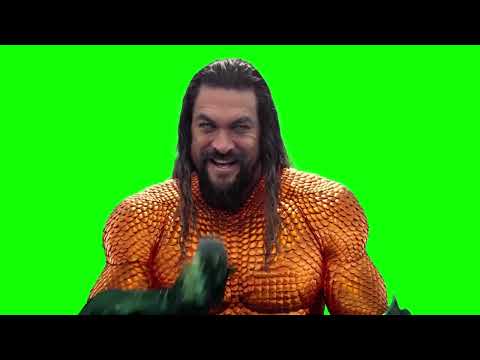 Aquaman "I am Aquaman" green screen