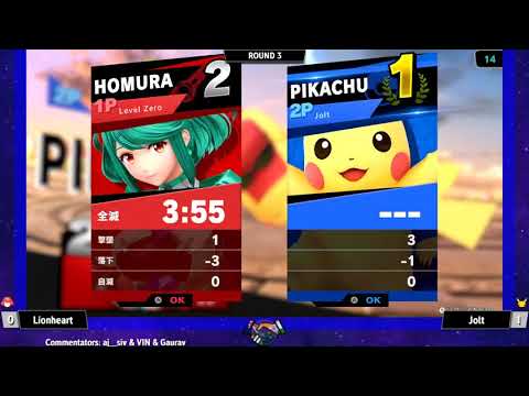 Lionheart (Pyra) vs Jolt (Pikachu) - SSB India May 5