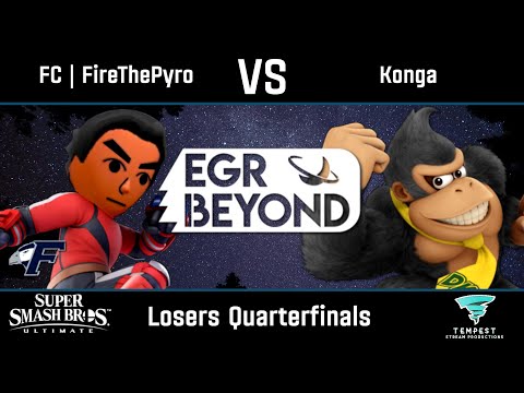 FireThePyro (Mii Brawler) vs Konga (Donkey Kong) - Ult Losers Quarters -  Evergreen Rising Beyond