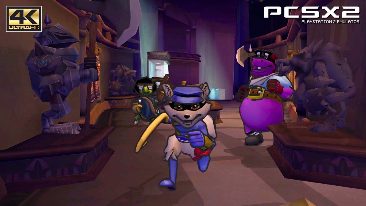 Sly 2: Band of Thieves - PS2 Gameplay 4k 2160p / HD Texture Pack (PCSX2)