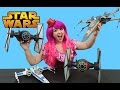 Star Wars Extravaganza: X-Wings VS. Tie Fighters | TOY REVIEW | KiMMi THE CLOWN