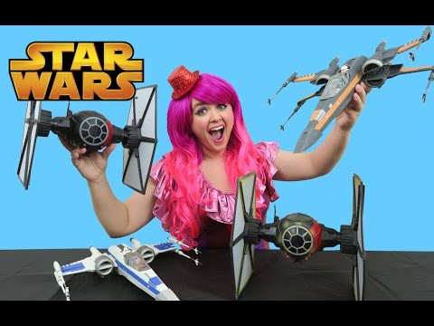 Star Wars Extravaganza: X-Wings VS. Tie Fighters | TOY REVIEW | KiMMi THE CLOWN Video