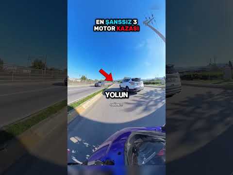 En Şanssız Motor Kazaları 😳 #shorts
