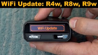 How to Update Uniden Radar Detectors over WiFi