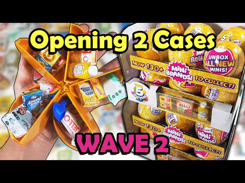 Opening Two Cases of Wave 2 Mini Brands Series 2 From Target